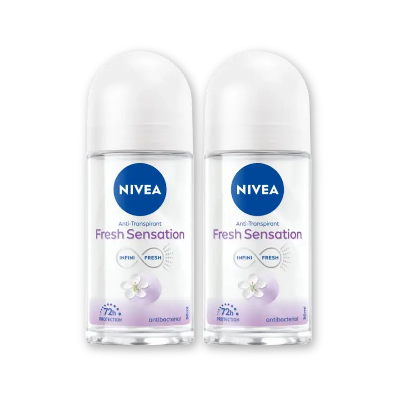 NIVEA Fresh sensation anti transpirant rol 2pk