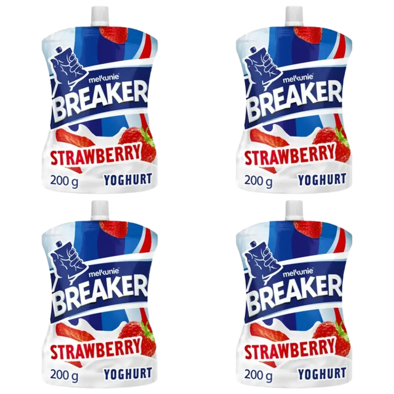 Breaker Aardbei yoghurt 4-pack