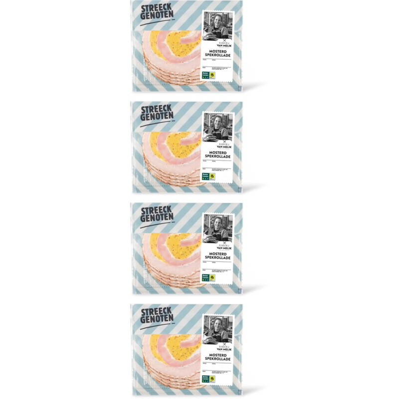 Streeckgenoten Mosterd spekrollade 4-pack