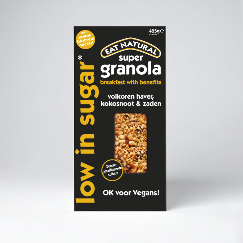 Een afbeelding van Eat Natural Super granola low in sugar