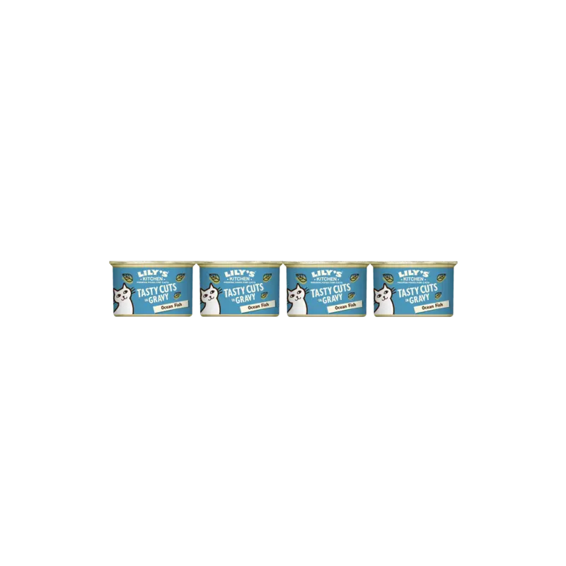 Tasty cuts in saus met oceaanvis 4-pack