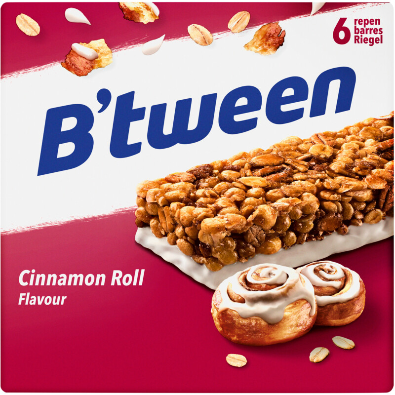 Hero B'tween mueslireep cinnamon roll