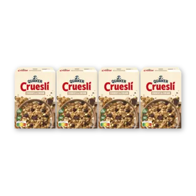 pdp-image-Quaker Cruesli cookies & cream 4-pack