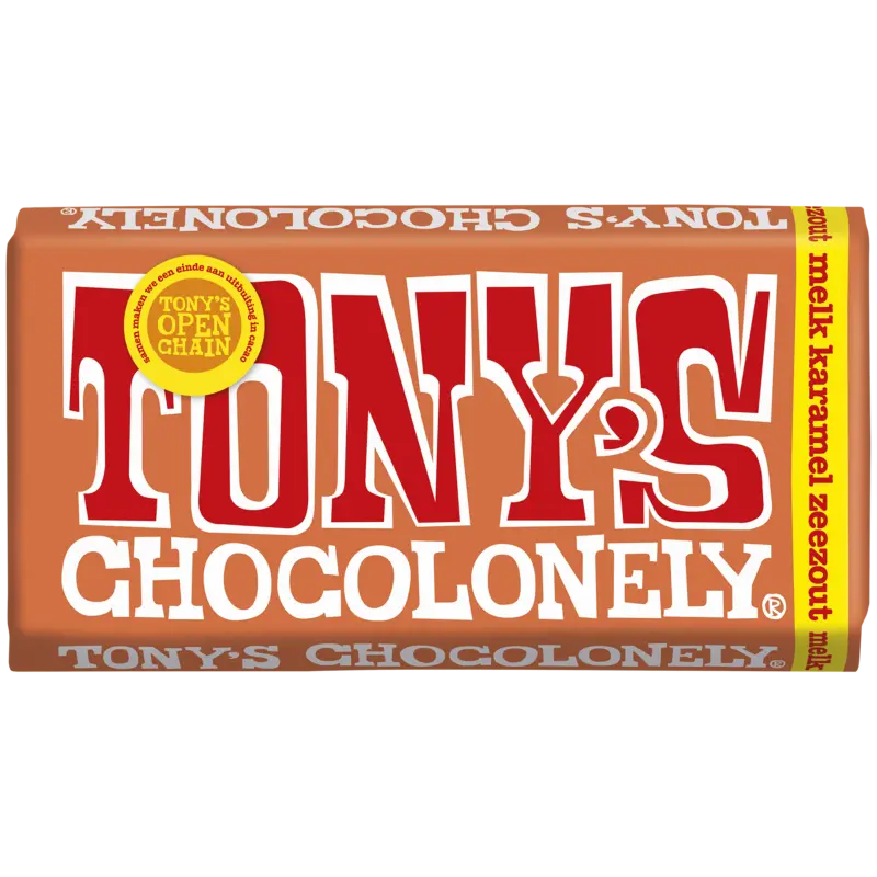 Tony's Chocolonely Reep melk karamel zeezout