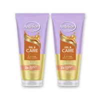 Andrélon Oil & care 1 minuut wow masker 2-pack