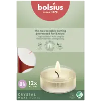 Bolsius Waxinelichtje maxi clear cup 8