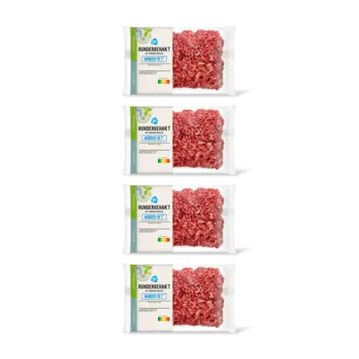 pdp-image-AH Rundergehakt minder vet 4 pack