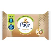Een afbeelding van Page Shea butter vochtig toiletpapier