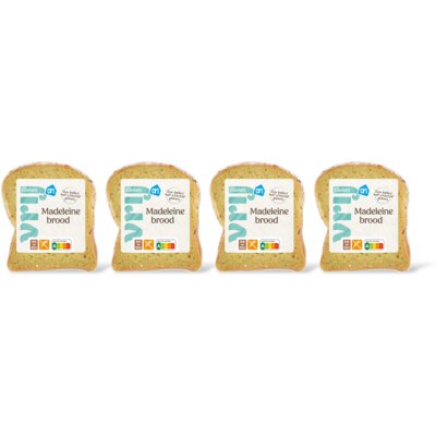 pdp-image-AH Glutenvrij Madeleine brood half 4-pack