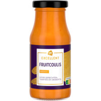 Een afbeelding van AH Excellent Fruitcoulis mango