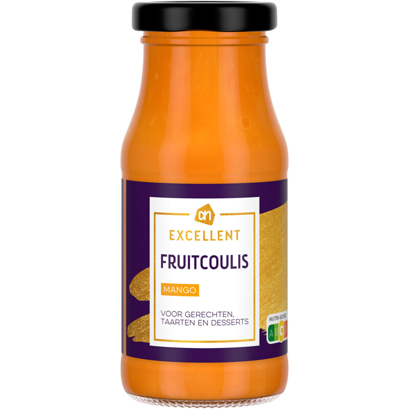 Een afbeelding van AH Excellent Fruitcoulis mango