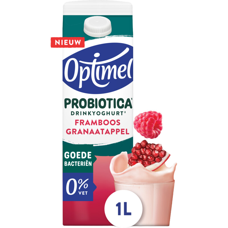 Een afbeelding van Optimel Probiotica drinkyoghurt framboos