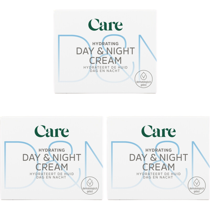 Een afbeelding van Care Hydrating day & night cream 3-pack