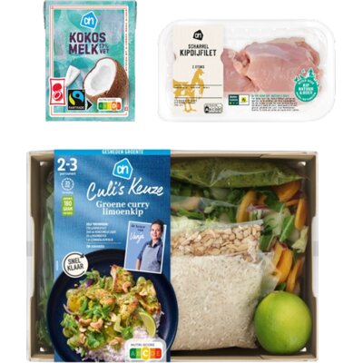 pdp-image-AH Culi's Groene Curry Limoenkip Verspakket