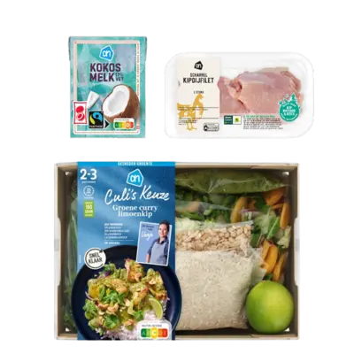 pdp-image-AH Culi's Groene Curry Limoenkip Verspakket