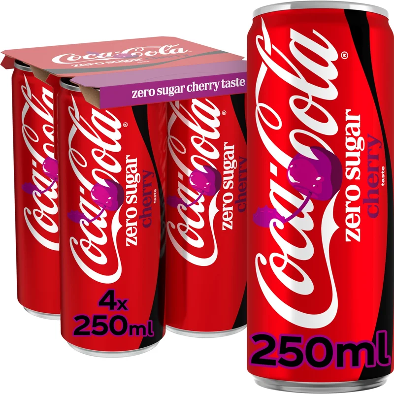 Coca-Cola Zero sugar cherry 4-pack