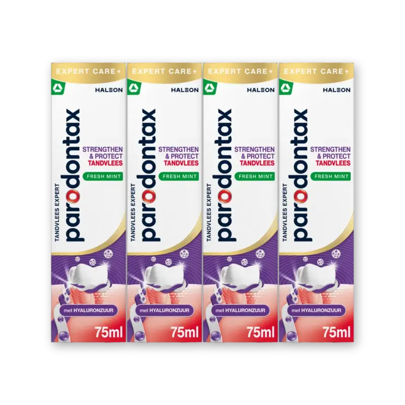 Parodontax Strengthen & protect freshmint 4-pack
