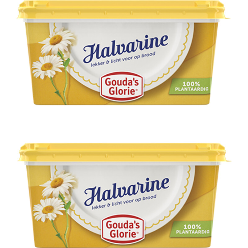 Een afbeelding van Gouda's Glorie Halvarine 2-pack