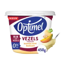 Optimel Yoghurt vezels mango kiwi banaan