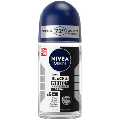 NIVEA Men black & white deodorant roller