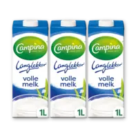 Campina Langlekker volle melk 3-pack