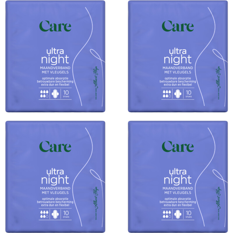 Een afbeelding van Care Ultra night met vleugels 4-pack