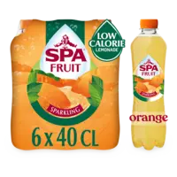 Spa Fruit orange bruisend 6-pack