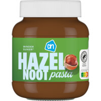 Een afbeelding van AH Hazelnootpasta zonder toegevoegde suiker
