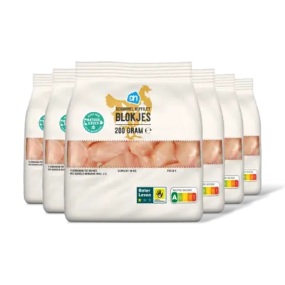 pdp-image-AH Scharrel kipfilet blokjes 6-pack