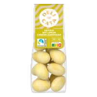 Delicata Paaseitjes gevuld wit lemon cheesecake