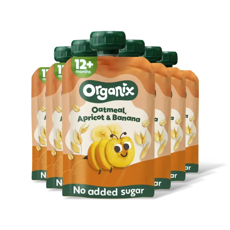 Knijpfruit haver abrikoos banan 12m+ 6pk