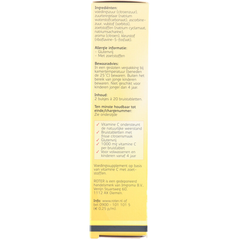 Een afbeelding van Roter Vitamine C 1000mg bruistabletten