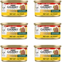 Een afbeelding van Gourmet Gold malse lekkernijen met kip 6-pack
