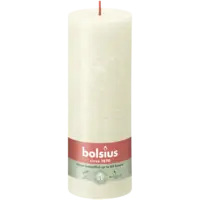 Bolsius Rustieke kaars ivoor 19cm