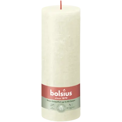 pdp-image-Bolsius Rustieke kaars ivoor 19cm