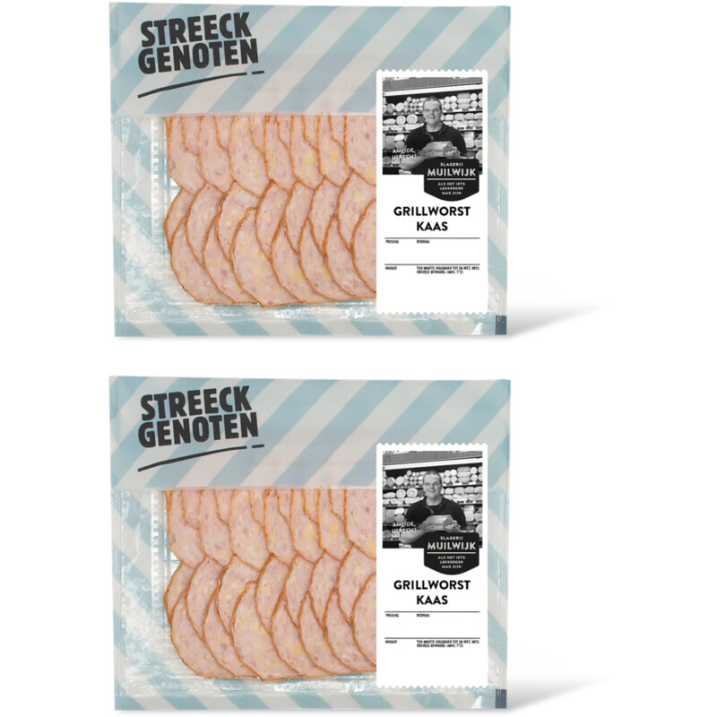 Streeckgenoten Grillworst kaas 2-pack