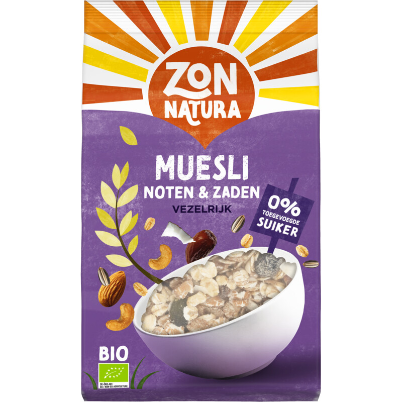 Zonnatura Muesli met noten en zaden