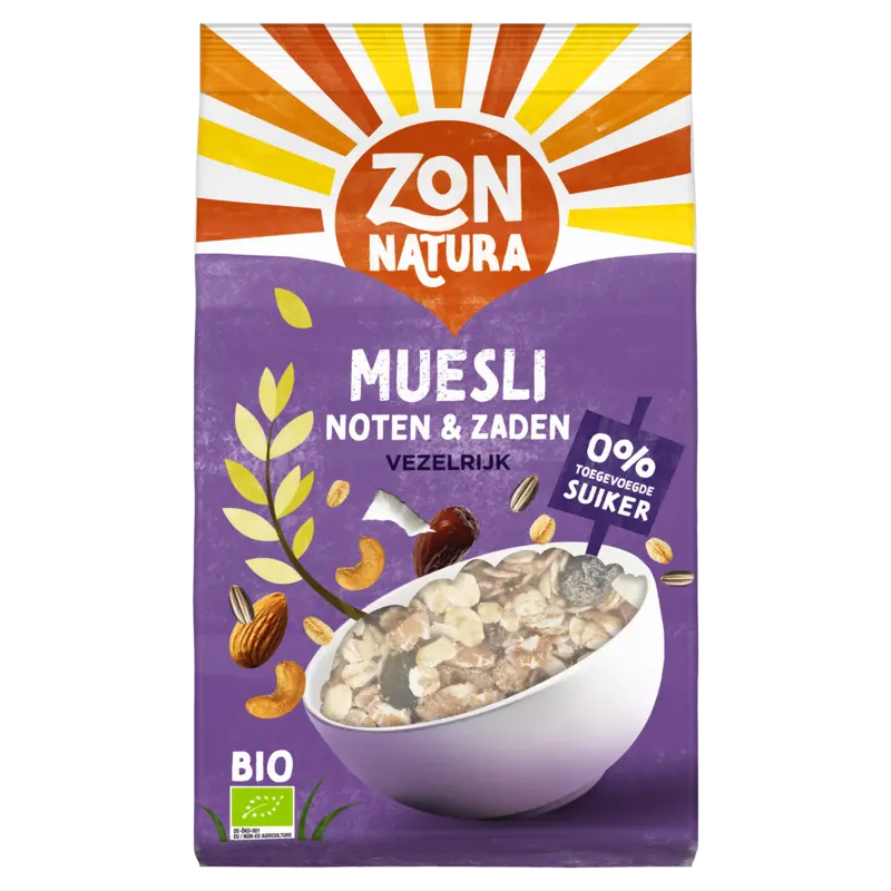 Muesli met noten en zaden