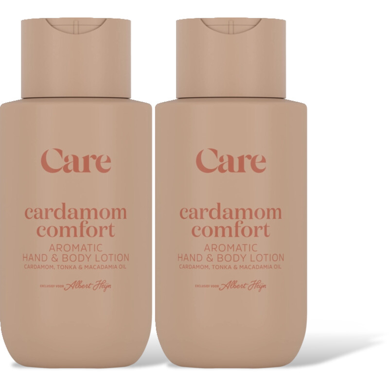 Care Cardamom comfort hand & body lotion 2-pk