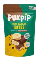 Pukpip Real banana bites milk chocolate
