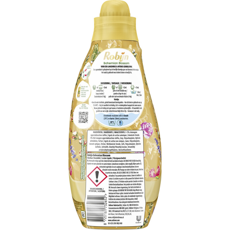 Een afbeelding van Robijn Color bohemian blossom wasmiddel