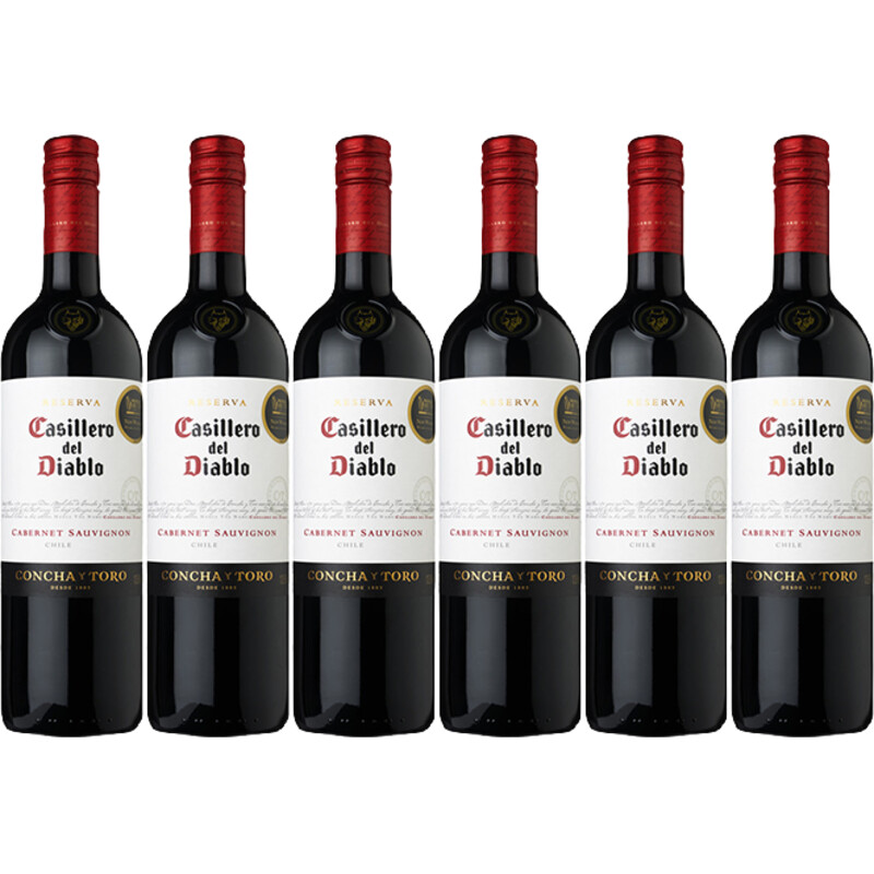 Een afbeelding van Casillero del Diablo Cabernet sauvignon reserva 6 flessen