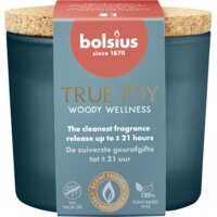 Een afbeelding van Bolsius Geurglas true joy woody wellness
