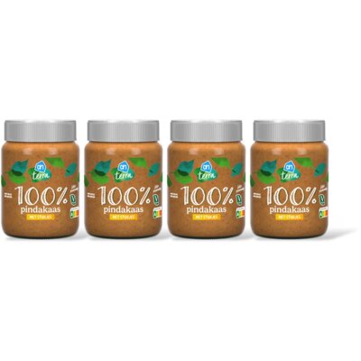 pdp-image-AH Terra Plantaardig 100% pindakaas stukjes 4-pck