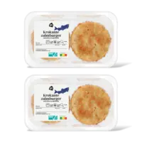 AH Krokante zalmburger feta spinazie 2-pack