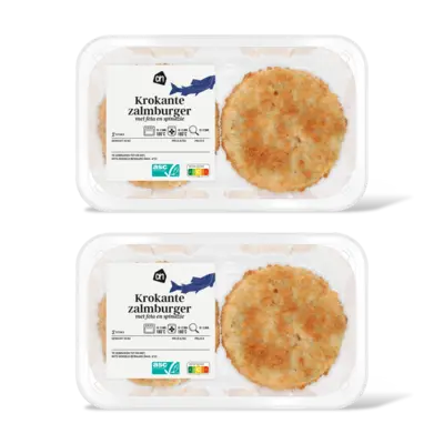pdp-image-AH Krokante zalmburger feta spinazie 2-pack