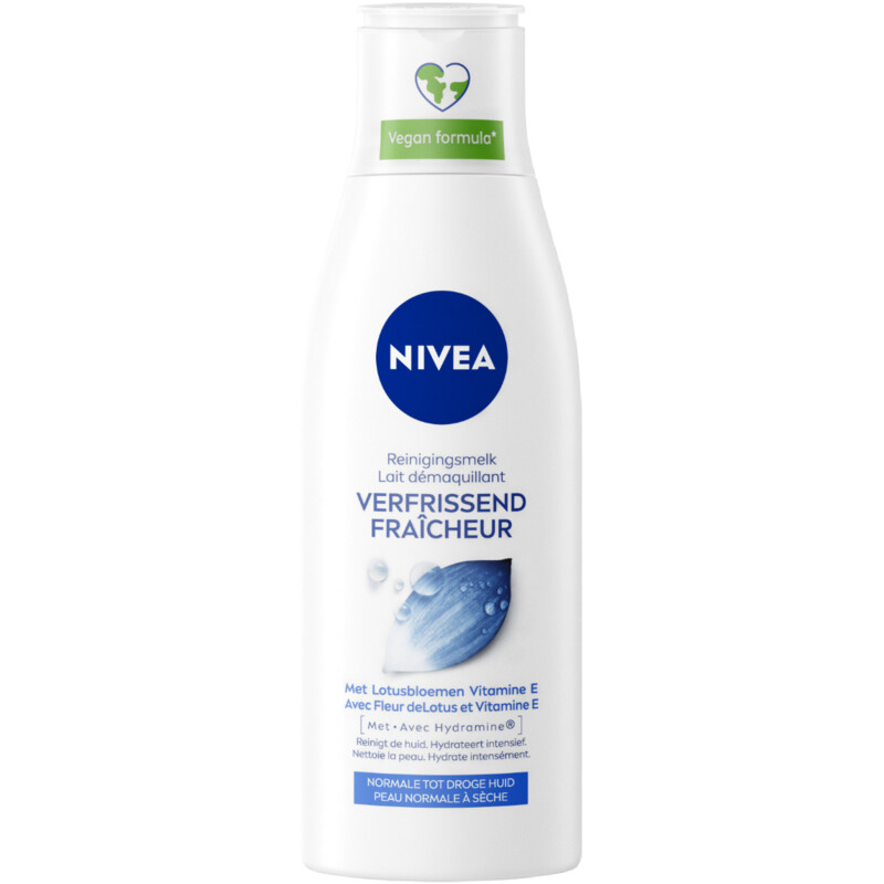 Een afbeelding van NIVEA Verfrissende reinigingsmelk vitamine E