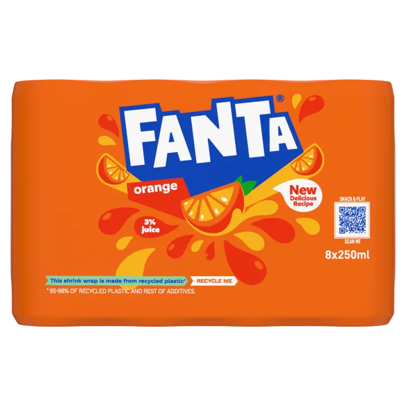 Fanta Orange 8-pack bel