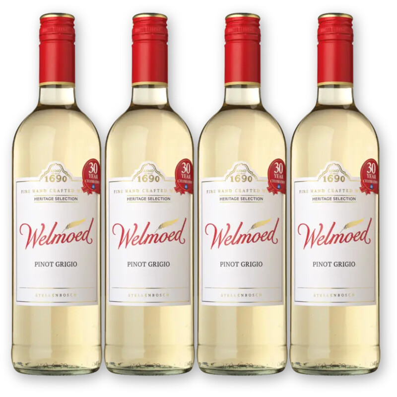Welmoed Welmoed Pinot grigio 4 flessen