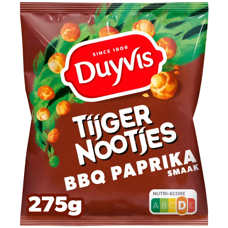 Duyvis Tijgernootjes BBQ Paprika